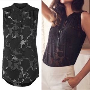 Cabi Clip Art Blouse NWOT size small